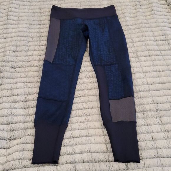 Lululemon Sashiko patchwork wunder under pants Size 4! - Picture 11 of 13